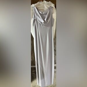 Elegant Gray Maxi Dress